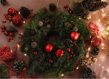 Boost Your Mental Health with Ornaments and a Flocked Christmas Tree