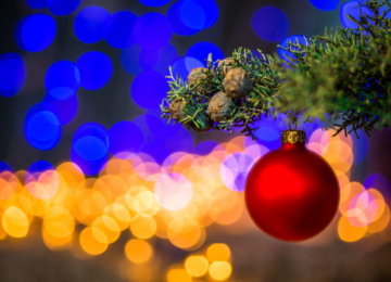 The Perfect Christmas Tree Skirt for Green Trees